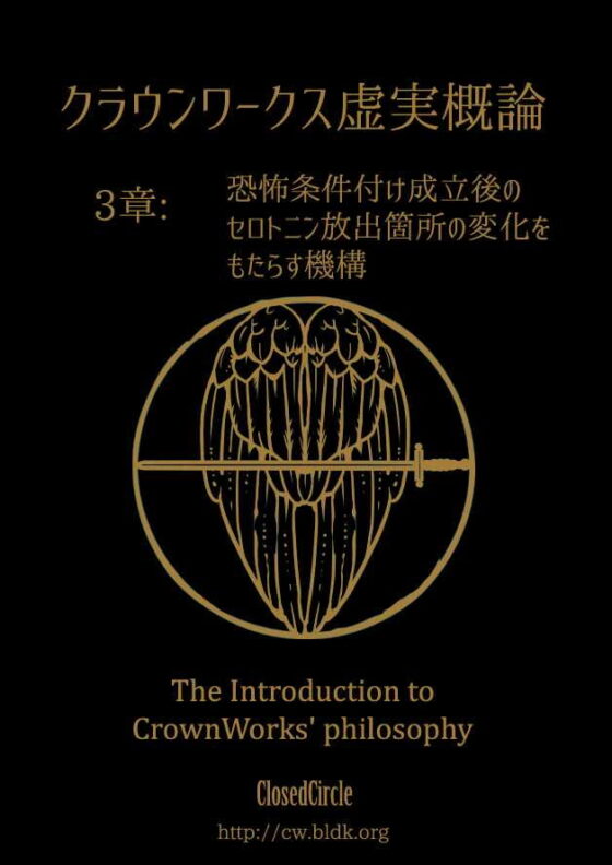 クラウンワークス虚実概論3章:恐怖条件付け成立後のセロトニン放出箇所の変化をもたらす機構――あるいはアークエンジェル [ClosedCircle] | DLsite 同人 - R18