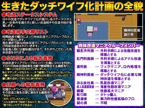 究極肉穴ダッチワイフの実験体としてみんなに改造されていく 若妻さちこ(X’talsoft) - FANZA同人