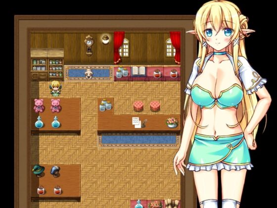 金髪巨乳エルフ、リーシャのどすけべ性活【DL Play Box版】 [スタジオ cute] | DLsite