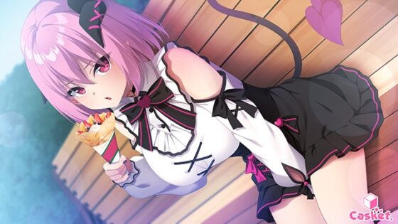 画面から出てきた推しVtuberとHな同棲生活 ～夢魔かわASMR配信者は地雷系？～ 【Android版】 [Casket] | DLsite