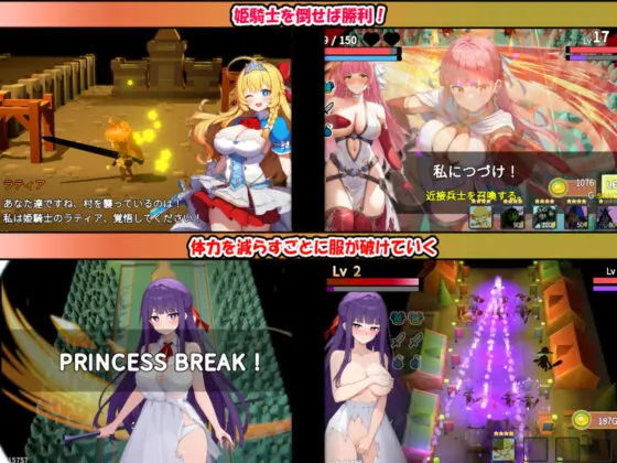最強の姫騎士をモンスター軍団で撃退するゲーム(ForestSnack) - FANZA同人