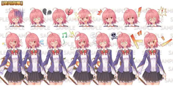 立ち絵向けエモーションアイコン素材集(森の奥の隠れ里) - FANZA同人
