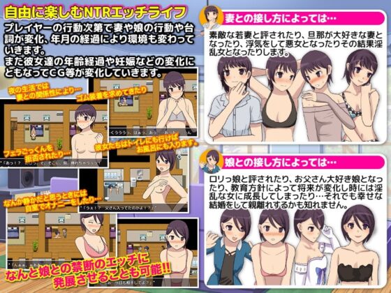 【スマホ版】NTR!箱庭ご近所生活 ～妻と娘で引っ越した先は大変な町だった!～【DL Play Box版】 [千年郷] | DLsite