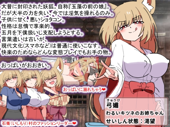 【Android版】おきつねさまとおねショタ夏日記W――ダブルお姉ちゃんとひみつののぞき穴 [種付け一年後] | DLsite