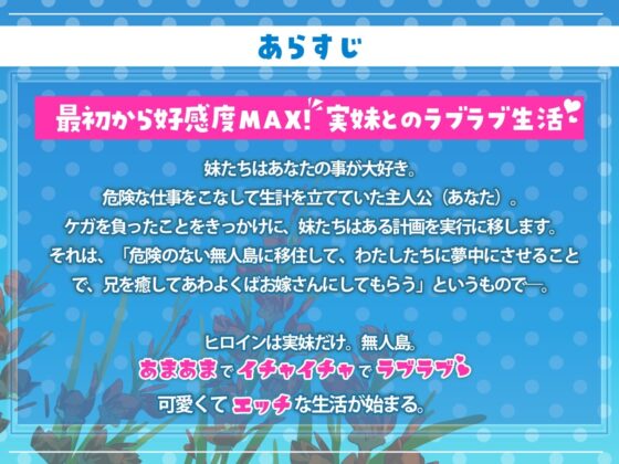 【スマホ版】シスターズコンパス～妹たちと無人島でラブラブスローライフ～【DL Play Box版】 [Twinkle STARs] | DLsite