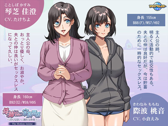 【DL版】母と姉との秘密の家族関係〜淫らな思いに溺れる快楽〜 The Motion Anime