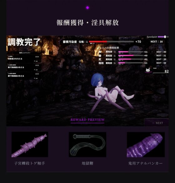 淫穴調伏トエハ ~退魔巫女3Dおさわりシミュレーション~