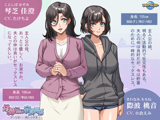 母と姉との秘密の家族関係~淫らな思いに溺れる快楽~ for スマホ・ブラウザ