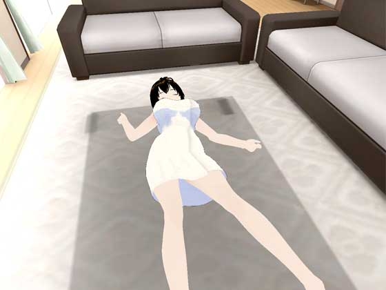 風呂上がりのお姉ちゃんがバスタオル姿のまま寝てしまったので声をかけるふりをしながらいろんなところをおさわりしちゃうゲーム [flexible] | DLsite 同人 - R18