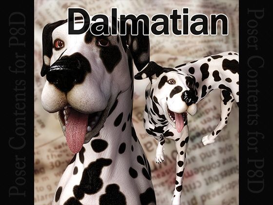 CL-Dalmatian for Poser8Dog(Chocoンとこ) - FANZA同人