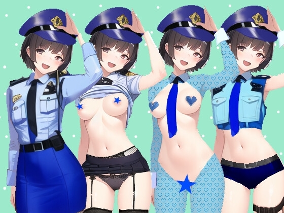 着せ替え婦警さん(AI作品) [デジタル着せ替え屋さん/高良ほうせき] | DLsite 同人 - R18