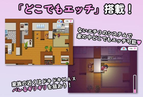 ないしょエッチ 〜家の中でバレないように、お姉ちゃんとエッチしちゃう夏休み〜(ryoheyLab.) - FANZA同人