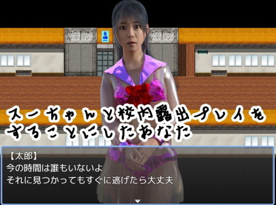 スーちゃんと校内露出プレイ(光沢3Dっ娘クラブ) - FANZA同人