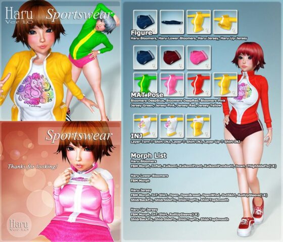 Haru Clothing Set1(Chocoンとこ) - FANZA同人