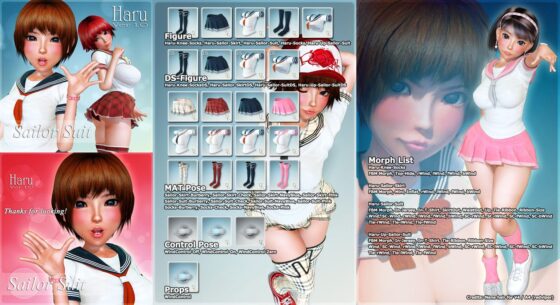 Haru Clothing Set2(Chocoンとこ) - FANZA同人