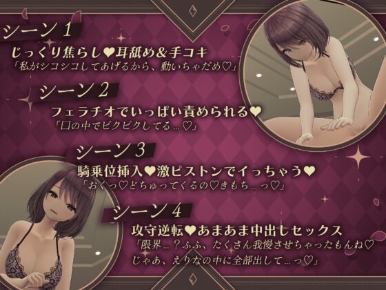 【360°VR】×【高品質エロアニメ】甘サド彼女とやさしく焦らされセックス♡【玉城えりな】【VRデバイス用】 [PINK PUNK PRO] | DLsite 同人 - R18