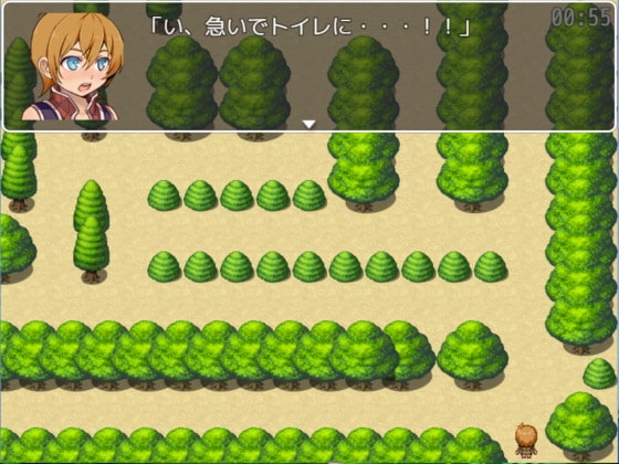 便意を我慢している女の子をトイレに行かせるゲーム [妄想列車] | DLsite 同人 - R18