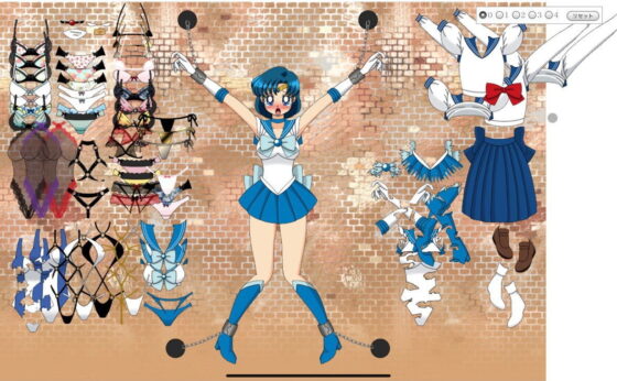 囚われの懐かしヒロイン着せ替えデータ集(デジタル着せ替え屋さん) - FANZA同人