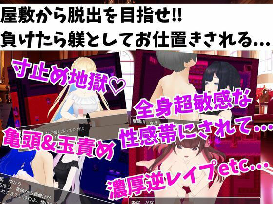 お嬢様たちの搾精屋敷ーM向けエロRPGー(マゾゲー団) - FANZA同人