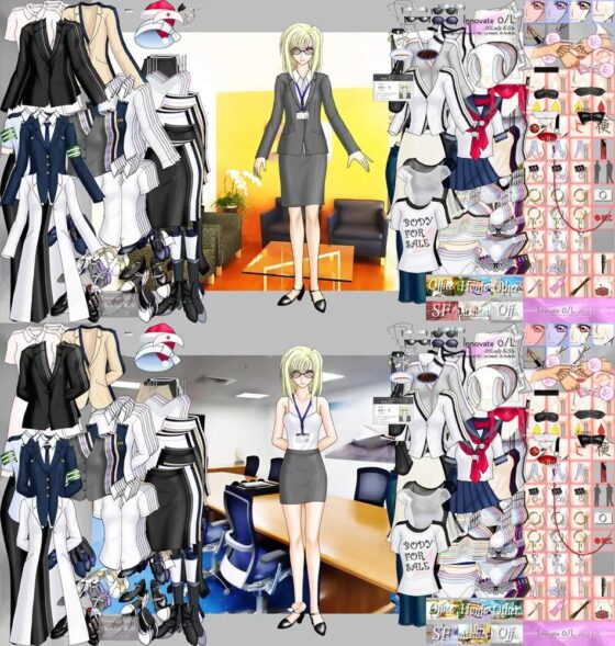 00レディ&働くお姉さん着せ替えKiSS『Innovate 0/L -00Lady KiSS-』 [Miroir...] | DLsite 同人 - R18