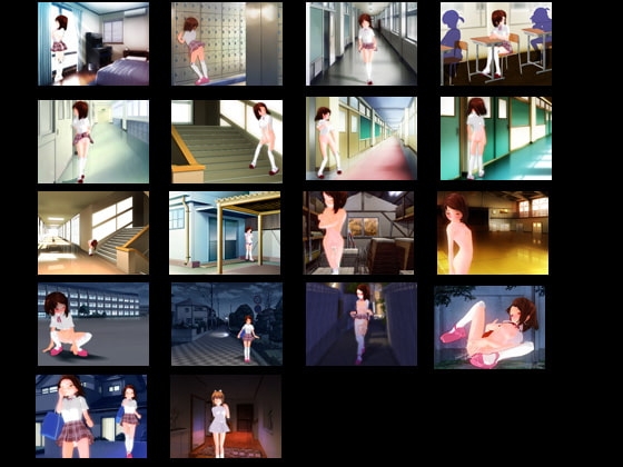 露出プレイ少女 学校篇 [ミントチョコレート] | DLsite 同人 - R18