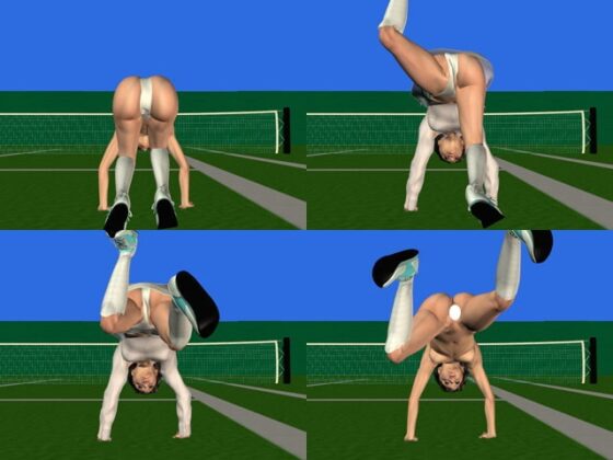 3Dパンチラテニスゲーム3 -脱衣テニス バック観賞編 [さわやかエッチな美女教育] | DLsite 同人 - R18