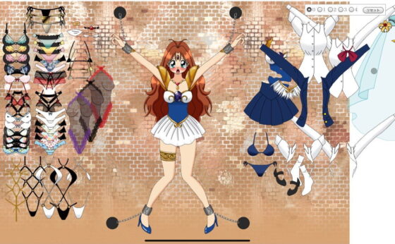 囚われの懐かしヒロイン着せ替えデータ集(デジタル着せ替え屋さん) - FANZA同人