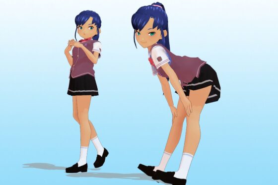 2年3組 出席番号25番 水谷 勇気 夏服3Dモデルデータ(私立あかね●●) - FANZA同人