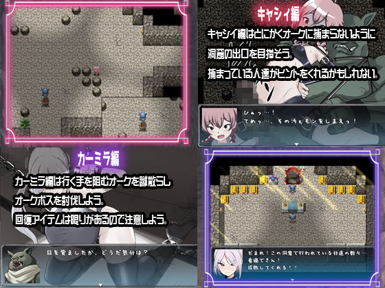 オークの洞窟〜捕虜になったら肉便器〜(えち小屋ソフト) - FANZA同人