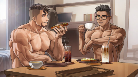 ガチムチでドスケベな家庭教師のお兄さんと過ごす春