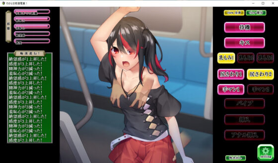 おさわり痴●列車！ 〜生意気メス〇キを羞恥調教〜(ピルメニコン) - FANZA同人