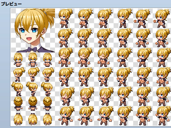 エロRPGに使える!ドット絵ヒロイン素材集(ジークンソフト) - FANZA同人