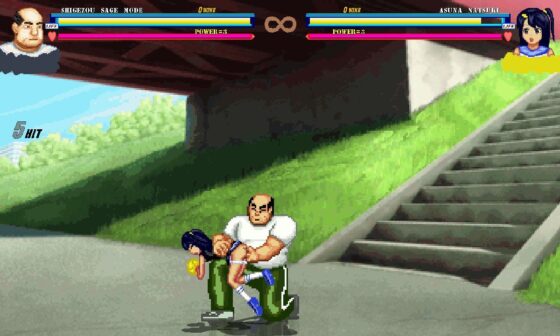 「WOLF〜エッチなアップデート型格闘ゲーム〜」の追加キャラ「シゲゾウ賢者モード」(WOLF) - FANZA同人