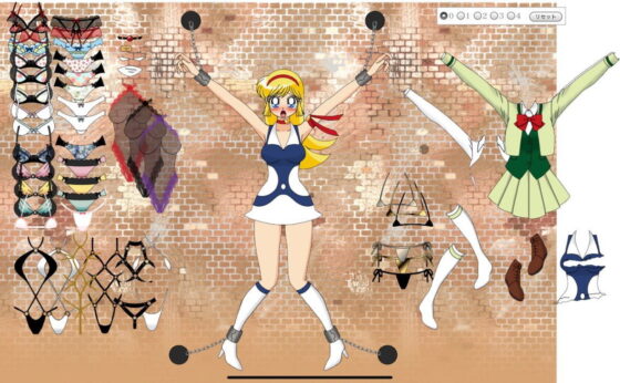 囚われの懐かしヒロイン着せ替えデータ集(デジタル着せ替え屋さん) - FANZA同人