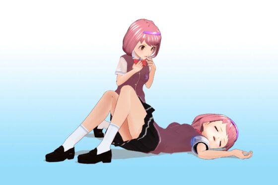 2年3組 出席番号29番 山賀 美琴 夏服3Dモデルデータ(私立あかね●●) - FANZA同人