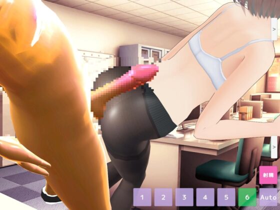 【尻・黒スト】オフィスで尻コキ! [乳揺れ愛好会] | DLsite 同人 - R18