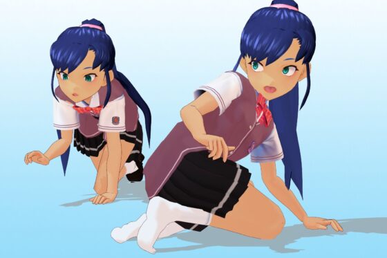 2年3組 出席番号25番 水谷 勇気 夏服3Dモデルデータ(私立あかね●●) - FANZA同人