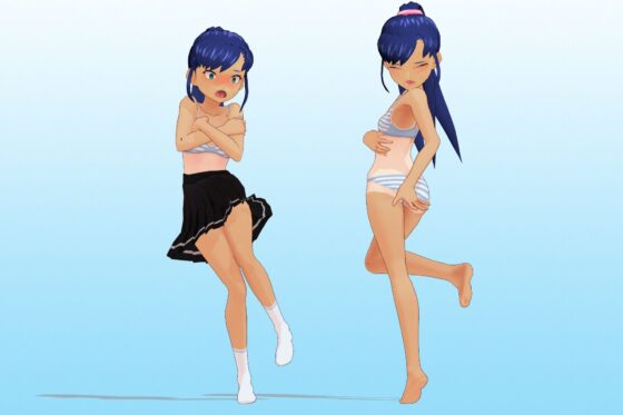 2年3組 出席番号25番 水谷 勇気 夏服3Dモデルデータ(私立あかね●●) - FANZA同人