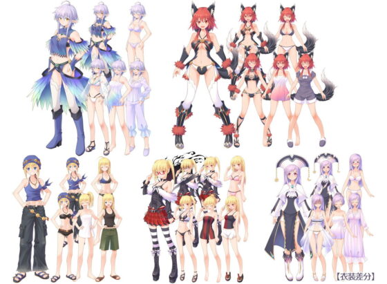 立ち絵素材集-ファンタジーヒロイン全年齢版-(森の奥の隠れ里) - FANZA同人