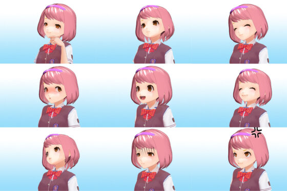 2年3組 出席番号29番 山賀 美琴 夏服3Dモデルデータ(私立あかね●●) - FANZA同人