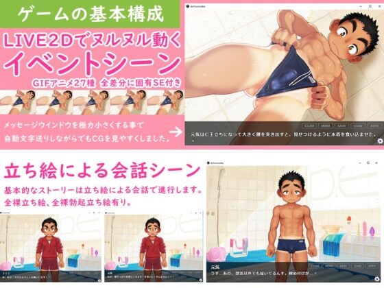 エロ○キッ!少年男娼の3日間体験学習〜いちにちめ〜windows版