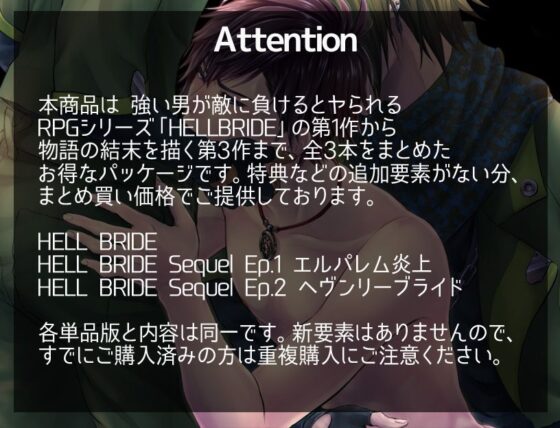 強い男が負けるとヤられるRPG【完結三部作】