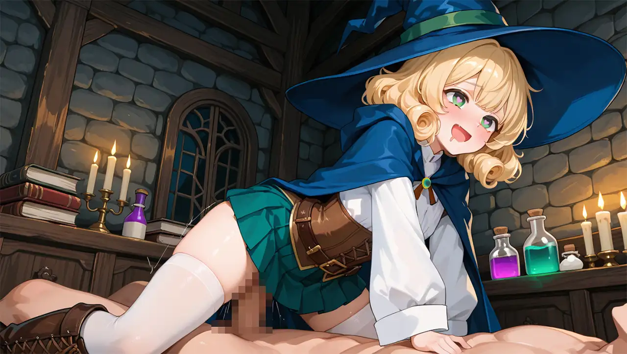 巨乳魔女の孕ませ工房 [Calcite] | DLsite 美少女ゲーム - R18