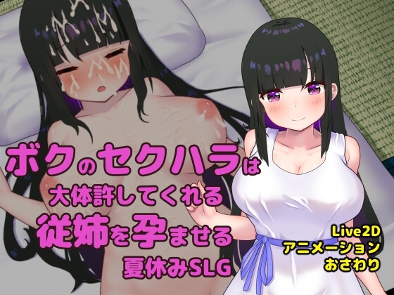 ボクのセクハラは大体許してくれる従姉を孕ませる夏休みSLG [GoatmanBB] | DLsite 同人 - R18