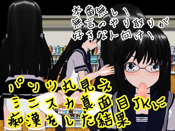 パンツ丸見えミニスカ真面目JKに痴漢をした結果 [ハードコア001] | DLsite 同人 - R18