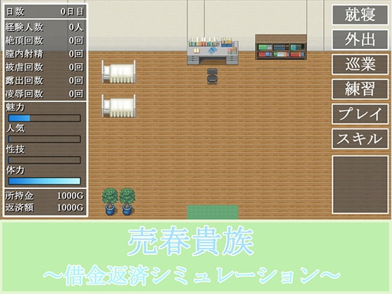 売春貴族～借金返済シミュレーション～ [わたりどり] | DLsite 同人 - R18