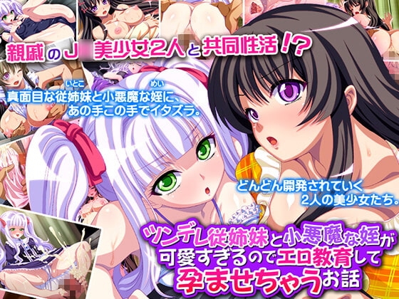 ツンデレ従姉妹と小悪魔な姪が可愛すぎるので、エロ教育して孕ませちゃうお話 [ディーゼルマイン] | DLsite 同人 - R18