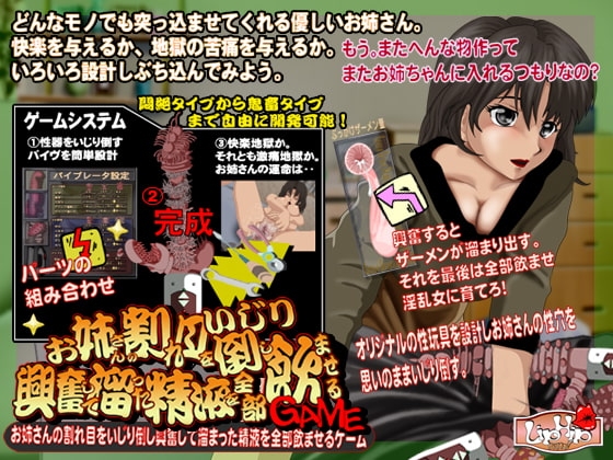 お姉さんの割れ目をいじり倒し興奮して溜まった精液を全部飲ませるゲーム [LIPHIP] | DLsite 同人 - R18