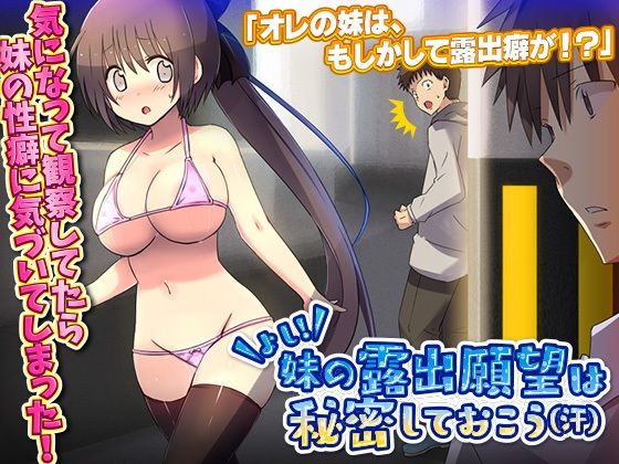 よし！妹の露出願望は秘密しておこう（汗）(REP！) - FANZA同人