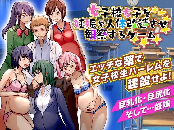 女子校女子を妊娠や人体改造させ観察するゲーム(Are！) - FANZA同人